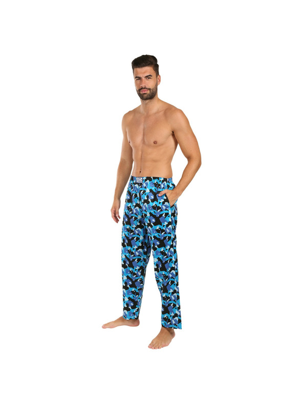 Styx Pánské kalhoty na spaní Styx maskáč hranatý