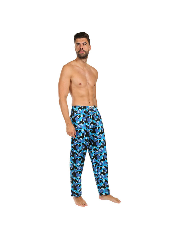 Styx Pánské kalhoty na spaní Styx maskáč hranatý