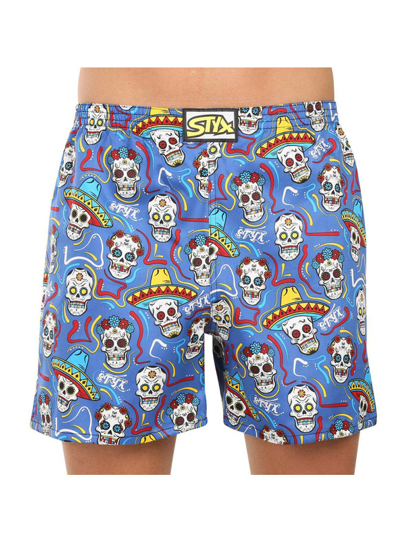 Styx Sada tří - pánské trenky na spaní Styx vícebarevné