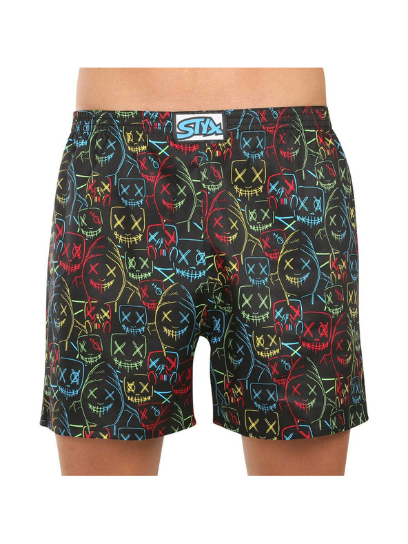 Styx Sada tří - pánské trenky na spaní Styx vícebarevné