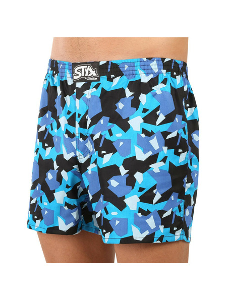 Styx Pánské trenky Styx premium art klasická guma maskáč hranatý