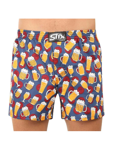 Styx Pánské trenky Styx premium art klasická guma pivo