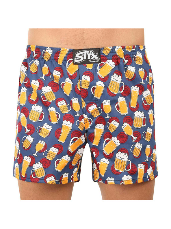 Styx Pánské trenky Styx premium art klasická guma pivo