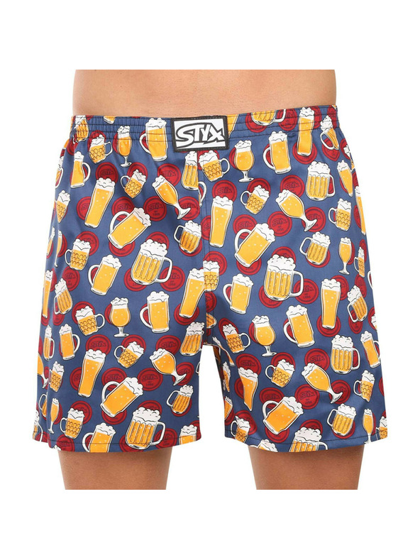 Styx Sada tří - pánské trenky na spaní Styx vícebarevné