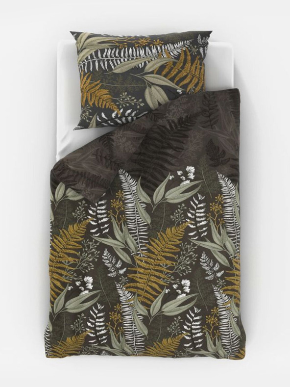 Kvalitex Saténové prodloužené povlečení LUXURY COLLECTION 140x220, 70x90cm KAPRADÍ