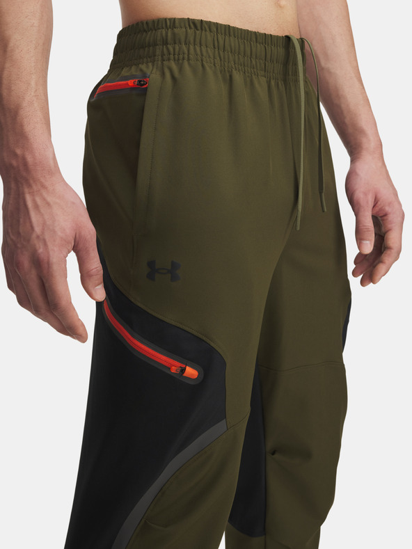 Under Armour Pánské sportovní kalhoty Under Armour UA Unstoppable Cargo Pant-GRN