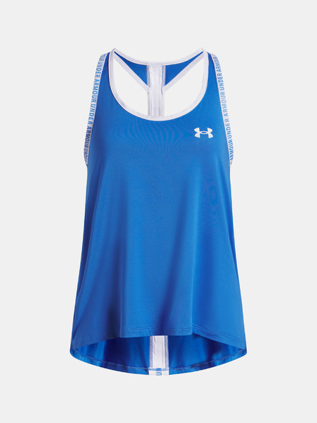 Under Armour Dívčí tílko Under Armour Tech Knockout Tank-BLU