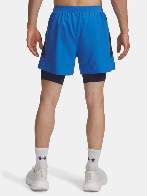 Under Armour Pánské kraťasy Under Armour UA LAUNCH 5'' 2-IN-1 SHORTS-BLU