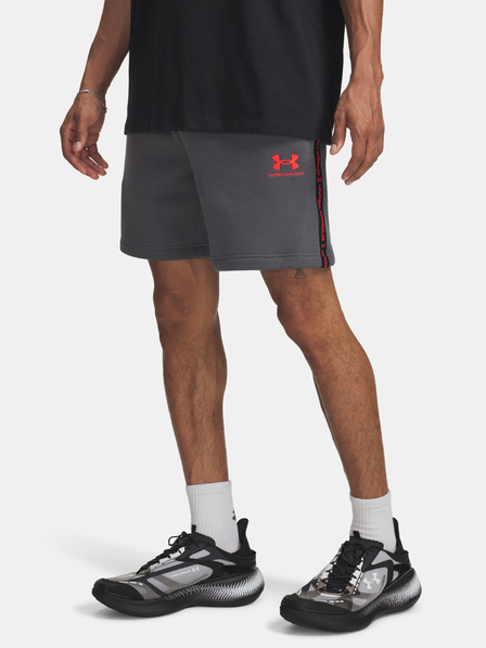 Under Armour Pánské kraťasy Under Armour UA Icon Fleece Short Taping-GRY