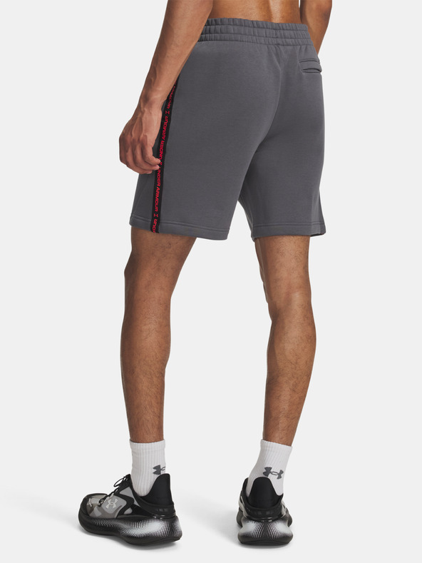 Under Armour Pánské kraťasy Under Armour UA Icon Fleece Short Taping-GRY