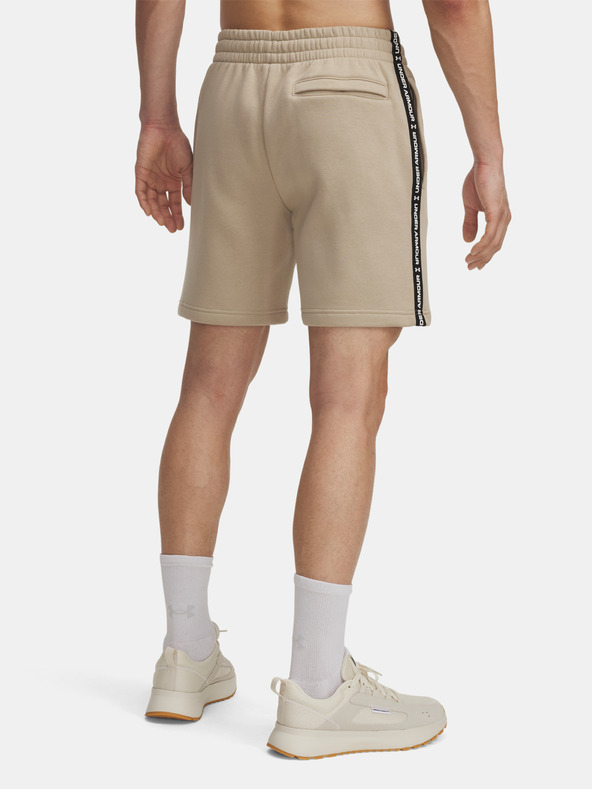 Under Armour Pánské kraťasy Under Armour UA Icon Fleece Short Taping-BRN