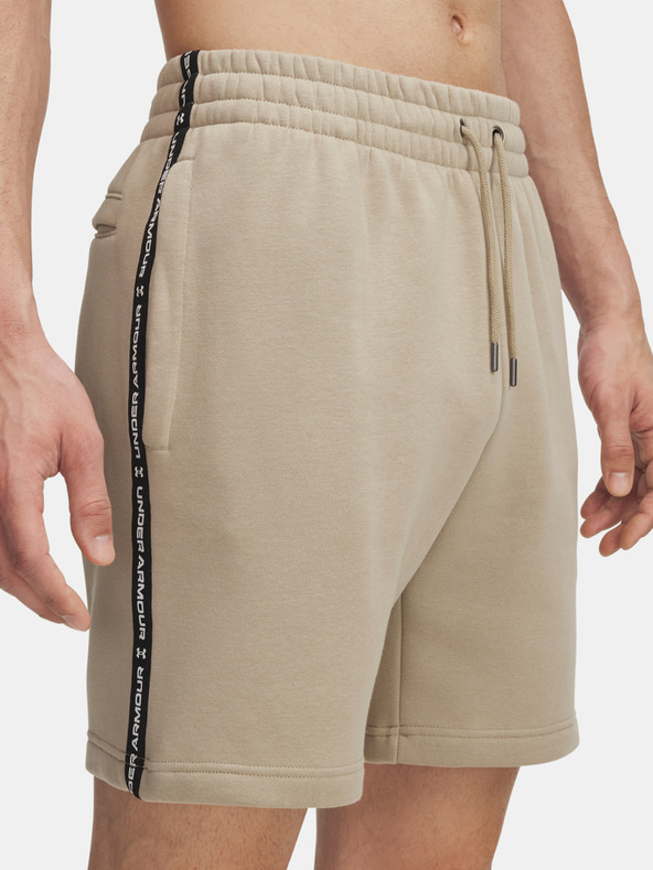 Under Armour Pánské kraťasy Under Armour UA Icon Fleece Short Taping-BRN