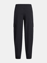 Under Armour Dívčí sportovní kalhoty Under Armour UA Rival Woven Cargo Pants-BLK