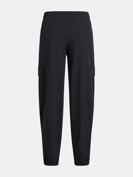 Under Armour Dívčí sportovní kalhoty Under Armour UA Rival Woven Cargo Pants-BLK