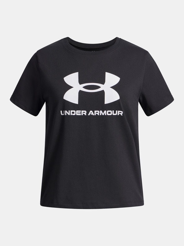 Under Armour Dívčí tričko Under Armour UA BIG LOGO SS-BLK