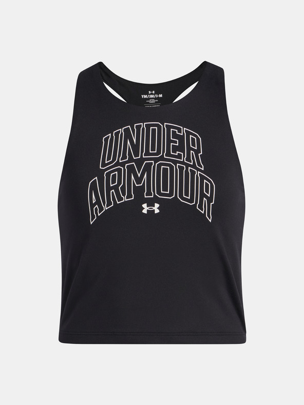 Under Armour Dívčí tílko Under Armour UA Motion Branded Tank-BLK
