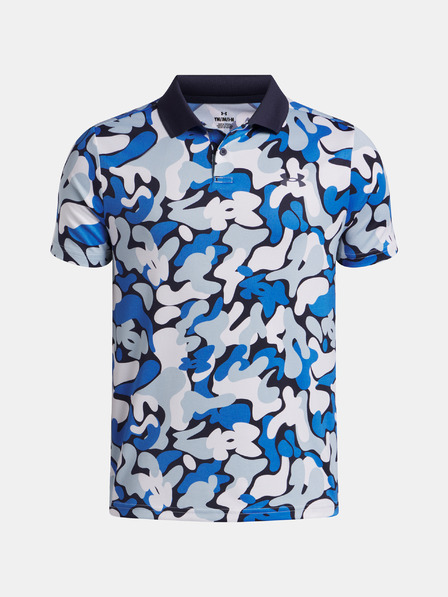 Under Armour Chlapecké tričko Under Armour UA Matchplay Printed Polo-BLU