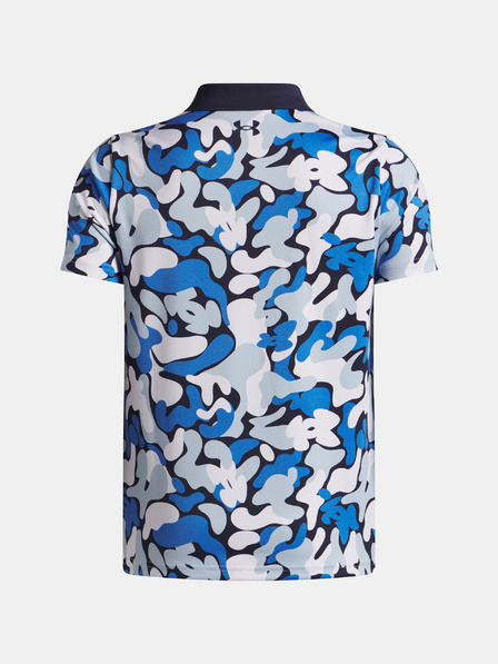 Under Armour Chlapecké tričko Under Armour UA Matchplay Printed Polo-BLU