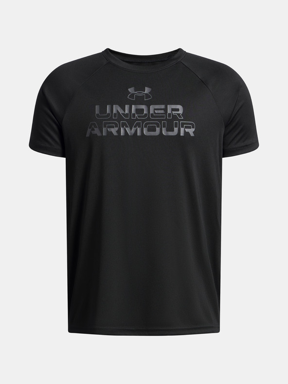 Under Armour Chlapecké tričko Under Armour UA Tech Split Wordmark SS-BLK