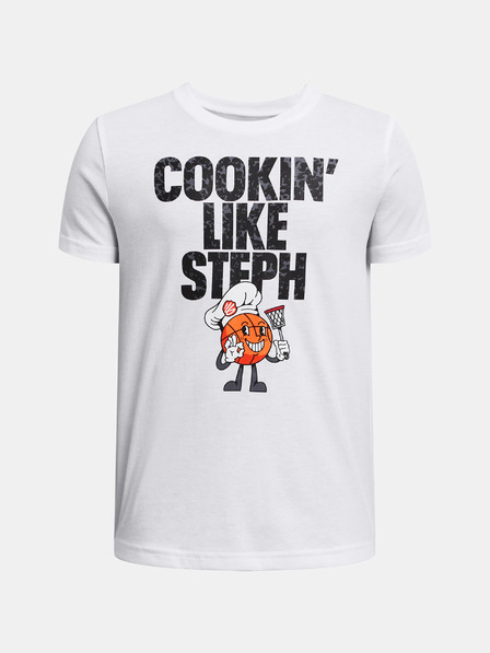 Under Armour Chlapecké tričko Under Armour Curry Chef Tee-WHT