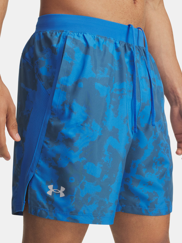 Under Armour Pánské kraťasy Under Armour UA LAUNCH 7'' PRINT SHORTS-BLU