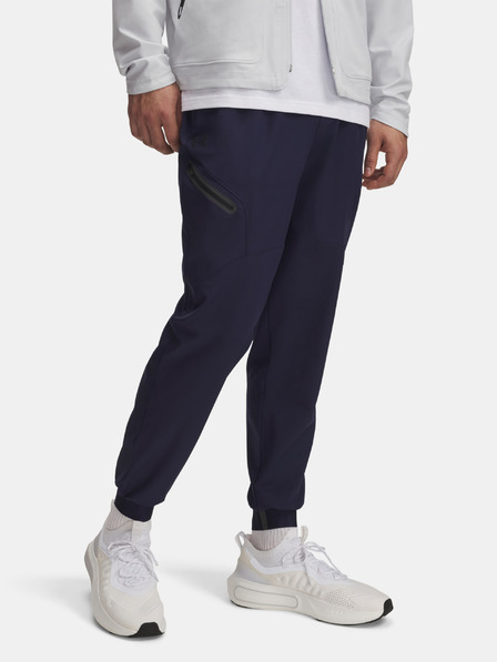 Under Armour Pánské tepláky Under Armour UA Unstoppable Woven Jogger-BLU