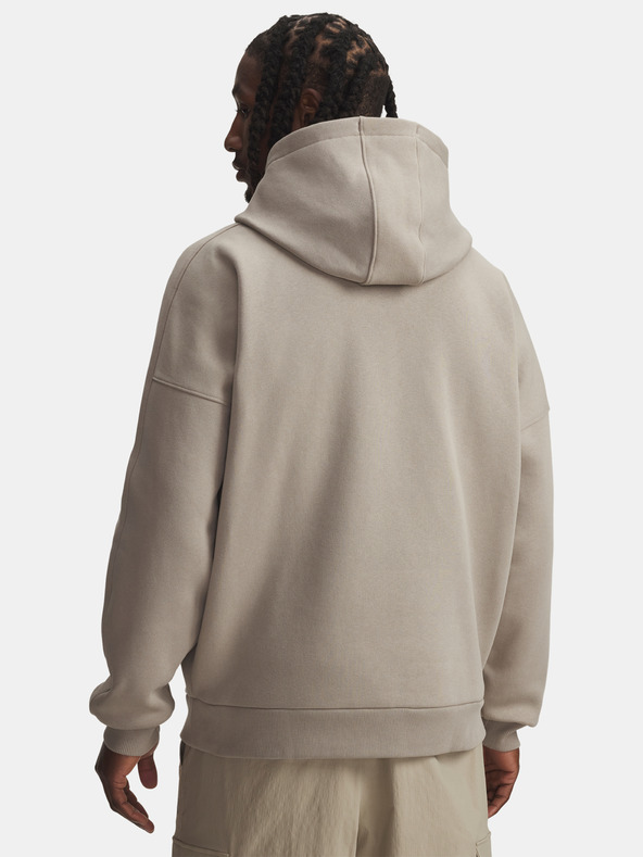 Under Armour Pánská mikina Under Armour UA Icon HW Colorblocked Hdy-BRN