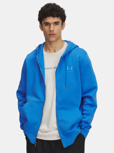 Under Armour Pánská mikina Under Armour UA Icon Fleece FZ Hood-BLU