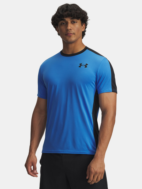 Under Armour Pánské tričko Under Armour UA HG Wordmark SS-BLU