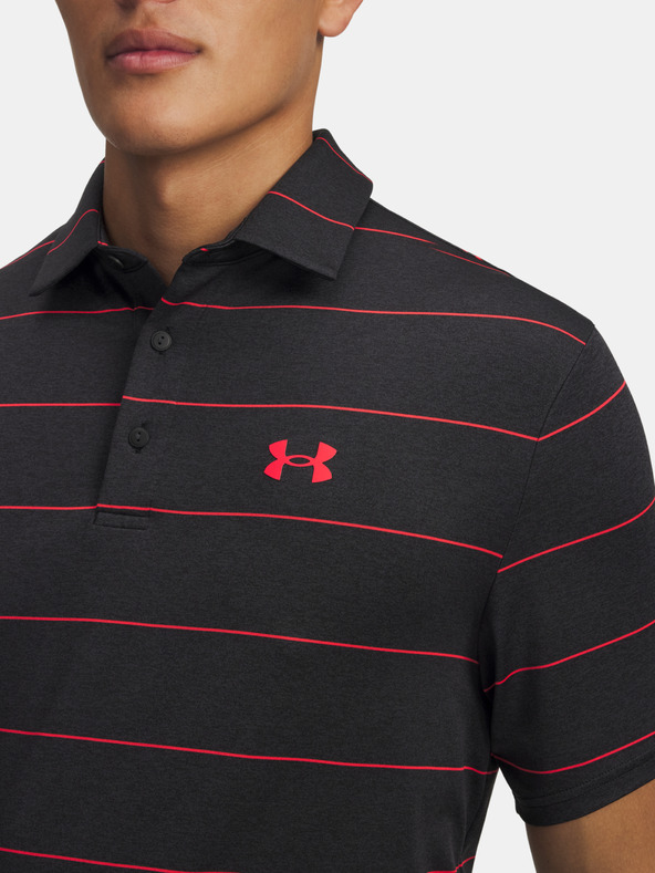 Under Armour Pánské tričko Under Armour UA Playoff 3.0 Stripe Polo-BLK