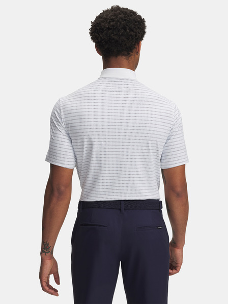 Under Armour Pánské tričko Under Armour UA Drive Chill Printed Polo-WHT