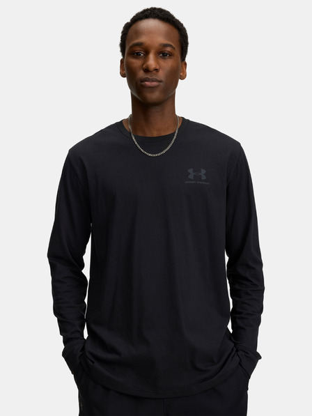 Under Armour Pánské tričko Under Armour UA SPORTSTYLE LEFT CHEST LS-BLK