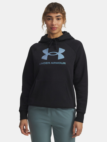Under Armour Dámská mikina Under Armour UA Rival Flc Shimmer Hdy-BLK