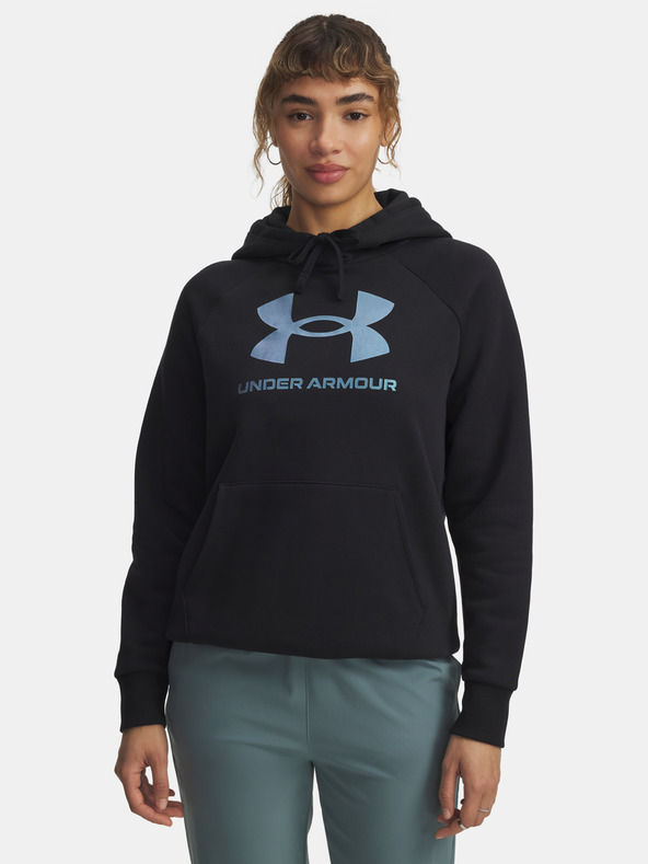 Under Armour Dámská mikina Under Armour UA Rival Flc Shimmer Hdy-BLK