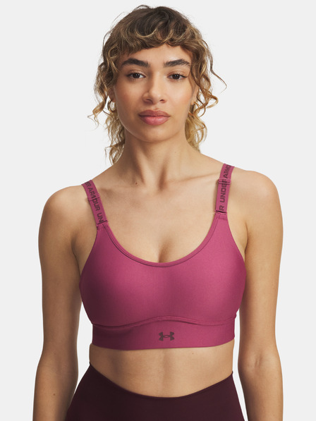 Under Armour Dámská podprsenka Under Armour UA Infinity Mid 2.0 Bra-RED