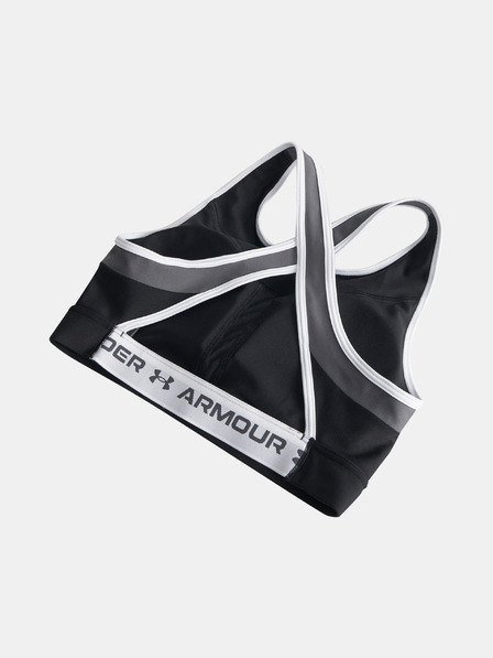 Under Armour Dámská podprsenka Under Armour UA Crossback Mid Open Back-BLK