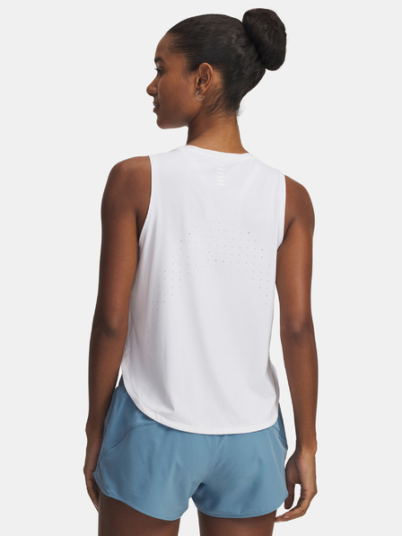 Under Armour Dámské tílko Under Armour UA Launch Elite Tank-WHT
