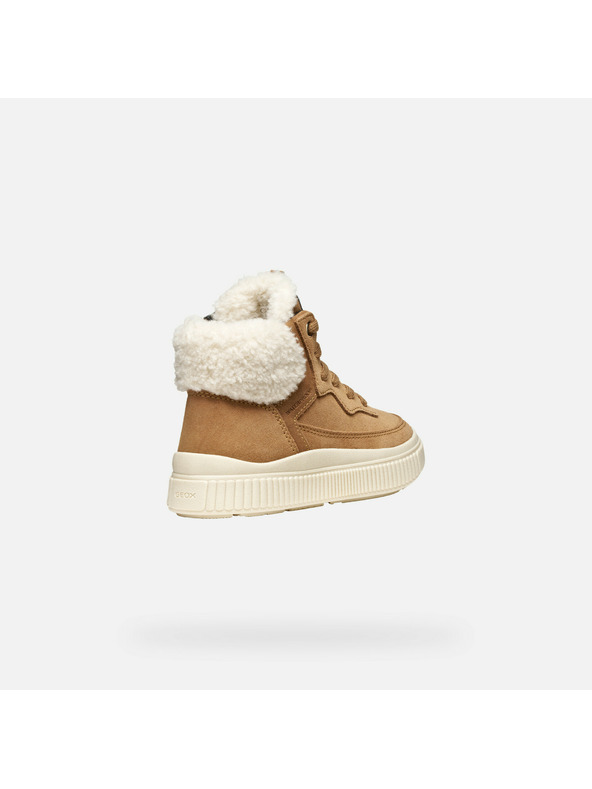 Geox Hnědé dívčí tenisky Geox Laquinny WPF