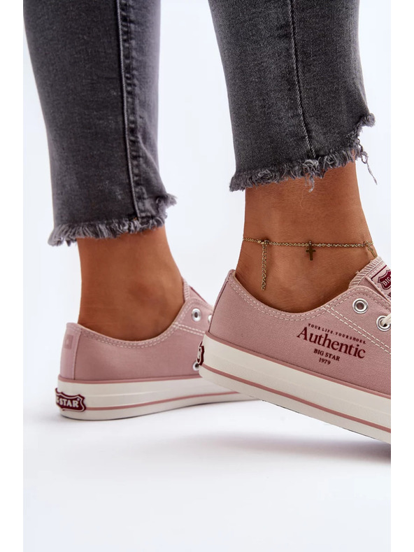 BIG STAR SHOES Dámské tenisky Big Star – růžové