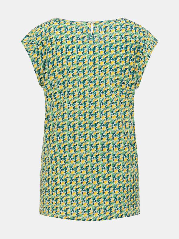 Tranquillo Zelená vzorovaná halenka Tranquillo