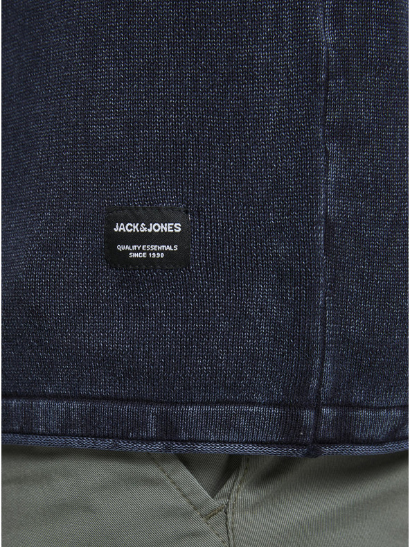 Jack & Jones Tmavě modrá mikina Jack & Jones Leo
