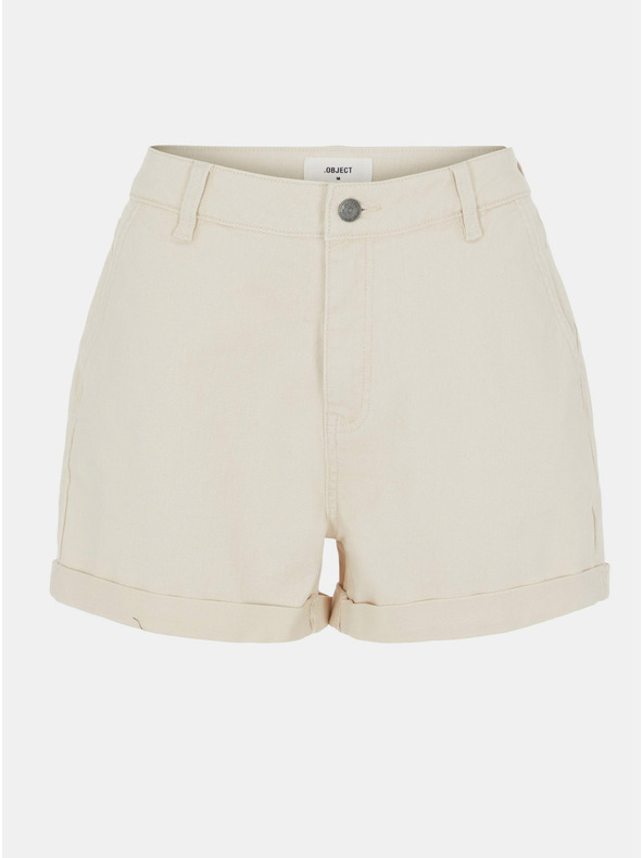 .OBJECT Krémové džínové kraťasy .OBJECT Penny