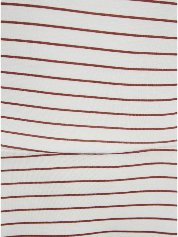 ONLY Bílé pruhované šaty ONLY Felia