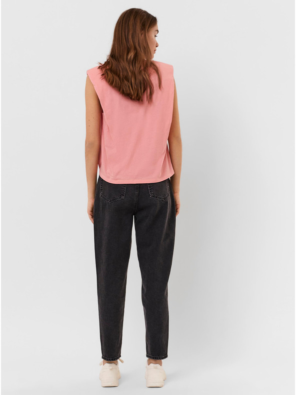 Vero Moda Růžové tričko s nápisem VERO MODA Hollie