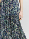 Vero Moda Tmavě modré květované maxišaty VERO MODA Hannah