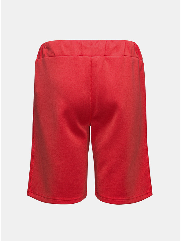 Sam 73 Červené klučičí kraťasy s lampasem SAM 73