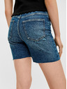 Pieces Modré džínové kraťasy Pieces Lisa