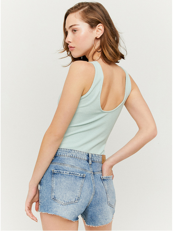 TALLY WEiJL Modré džínové kraťasy TALLY WEiJL