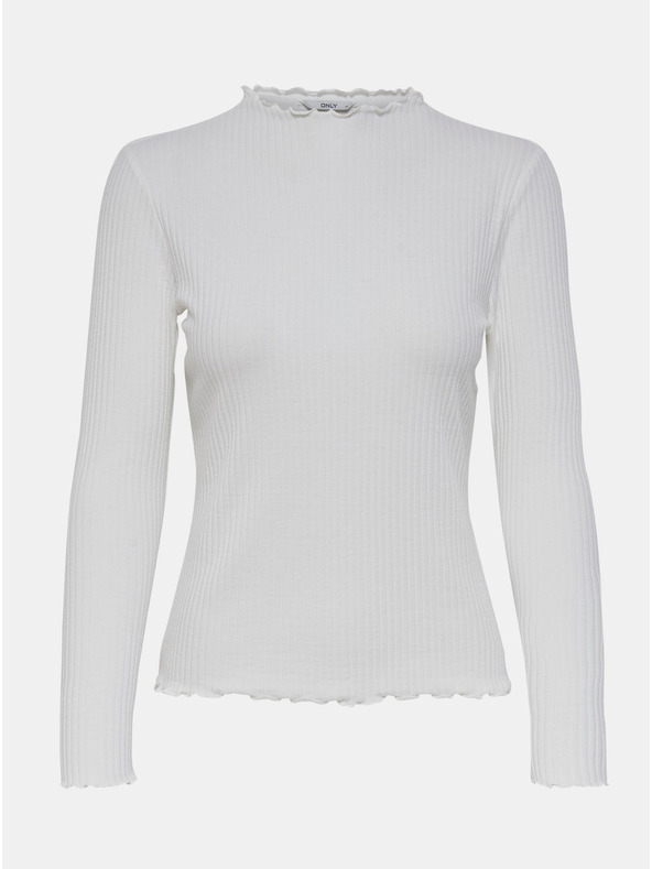 ONLY Krémové basic tričko ONLY Emma