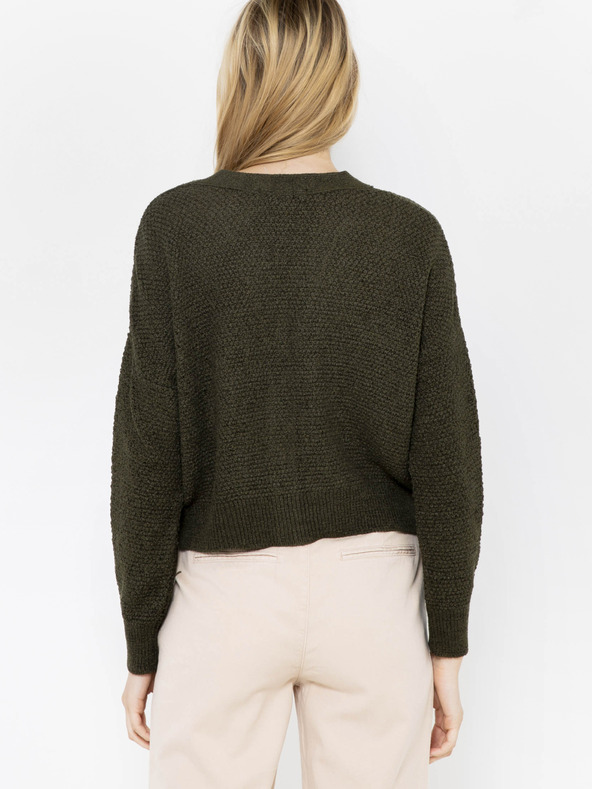 CAMAIEU Zelený kardigan CAMAIEU